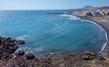 La playa de El Burrero, en Ingenio (Gran Canaria).