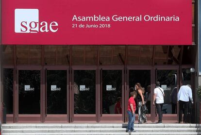 Asamblea general de la SGAE del pasado 21 de junio.