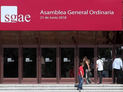 Asamblea general de la SGAE del pasado 21 de junio.