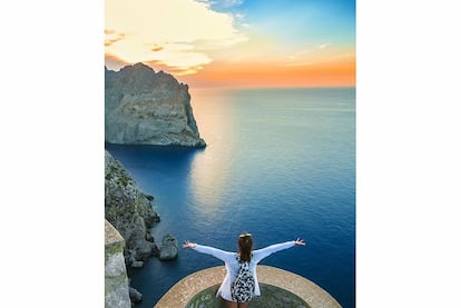 The lookout point from Es Colomer in Cape Formentor (Mallorca)