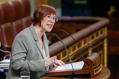 La diputada Àgueda Micó, en el Congreso en 2024.
