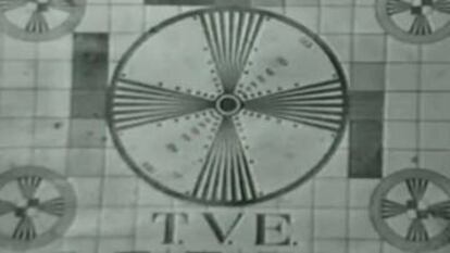 Esta fue la primera carta de ajuste que tuvo TVE. Hasta el 28 de octubre de 1956 anunciaba la tele que vendría.
