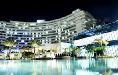 Hotel Fontainebleau, obra de 1954 del arquitecto Morris Lapidus.