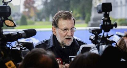 El president del Govern espanyol, Mariano Rajoy, a Brussel·les.