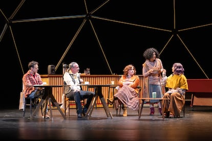 Assaig de l'espectacle 'La brama del cérvol', de La Calòrica
