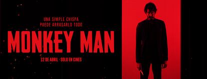 Cartel oficial de 'Monkey Man'