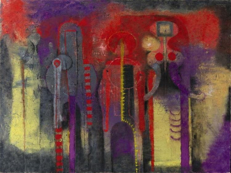 Cuadro Tres personajes, de Rufino Tamayo