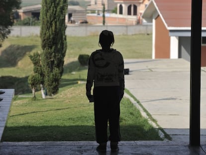 Una alumna del colegio de Tenancingo.