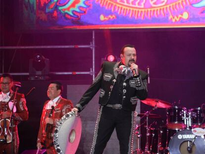 Pepe Aguilar, en un concierto en la Ciudad de México.