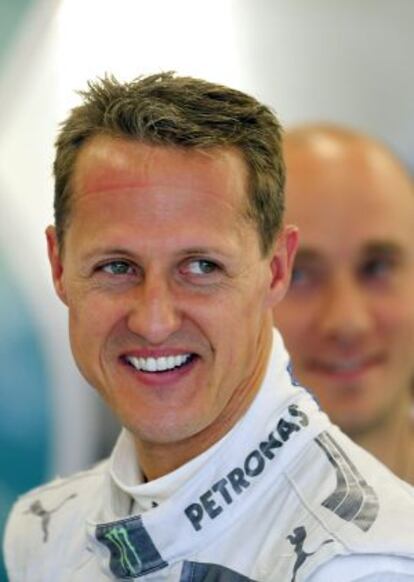 El piloto Michael Schumacher