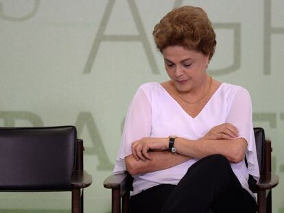 Dilma Rousseff, dia 1 de abril.