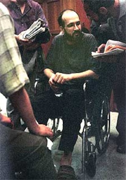 Alí Lmrabet, el 17 de junio, en el tribunal de Rabat.