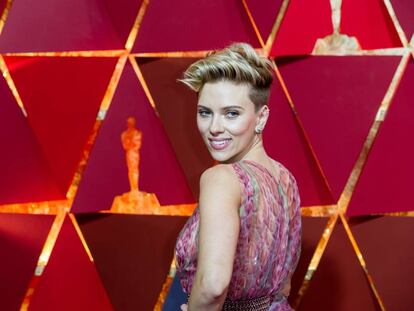 Scarlett Johansson en la alfrombra roja de los Oscar el a&ntilde;o pasado. 