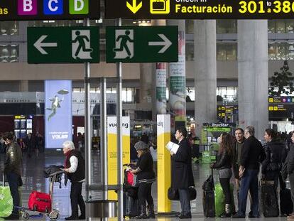 Facturaci&oacute;n en la terminal T3 del Aeropuerto de Malaga.