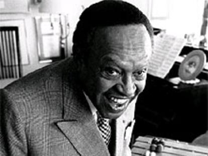 El músico de jazz Lionel Hampton.