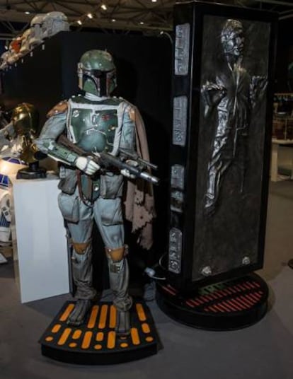 Detalle de la exposición de 'Star Wars' en Metrópoli.