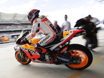 Marc Márquez, en el circuito de Austin.