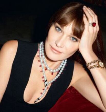 Carla Bruni, nueva imagen de Bulgari.