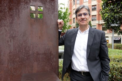 Mikel Arana, director general de Ordenación del Juego del Ministerio de Derechos Sociales, este lunes en Bilbao.