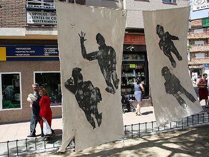 Una de las obras expuestas en la muestra <i>Arte urbano</i> de Alcobendas.