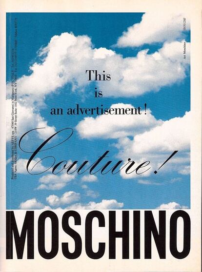 Parodia de ‘esto no es una pipa’, de Magritte, en una de sus campañas publicitarias.