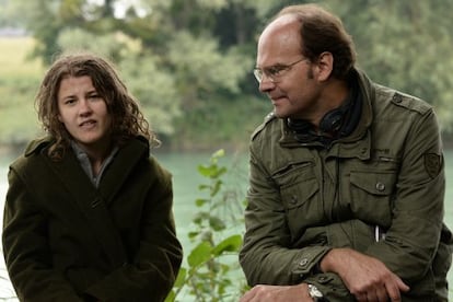 La actriz Ariana Rivoire y el director Jean-Pierre Améris.