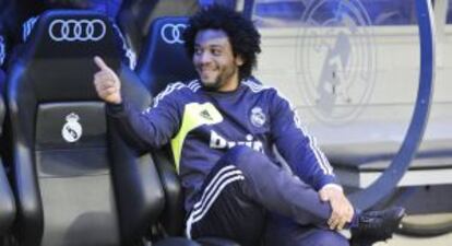 Marcelo, en el banquillo ante el Getafe