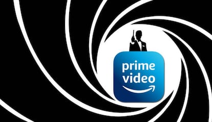 Logo Prime Video fondo James Bond