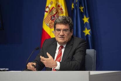 El ministro de Inclusión, Seguridad Social y Migraciones, José Luis Escrivá.