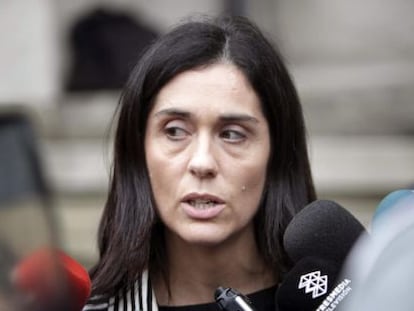 Paula Prado, tras declarar en el Tribunal Superior