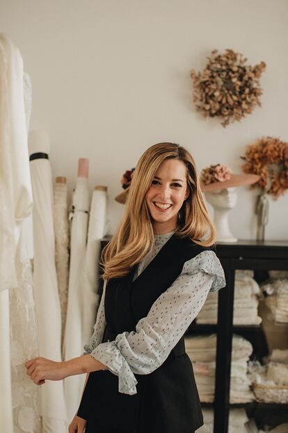La diseñadora de Aleste Atelier, Alicia Soler.