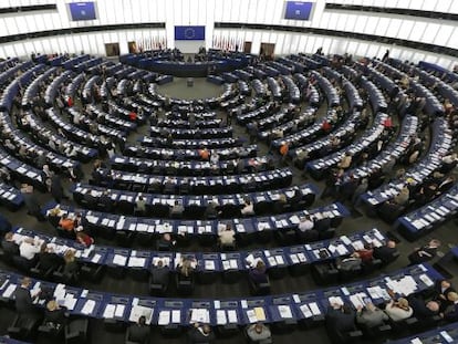 Sesi&oacute;n en el Parlamento Europeo en Estrasburgo el pasado 21 de mayo.