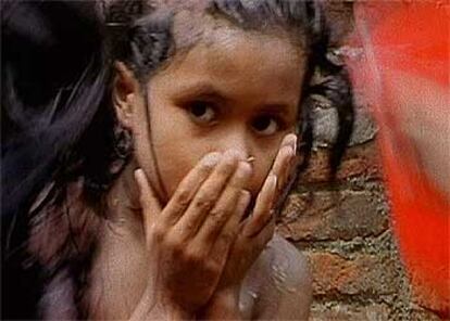 Uno de los niños que aparecen en el documental realizado en Nepal.
