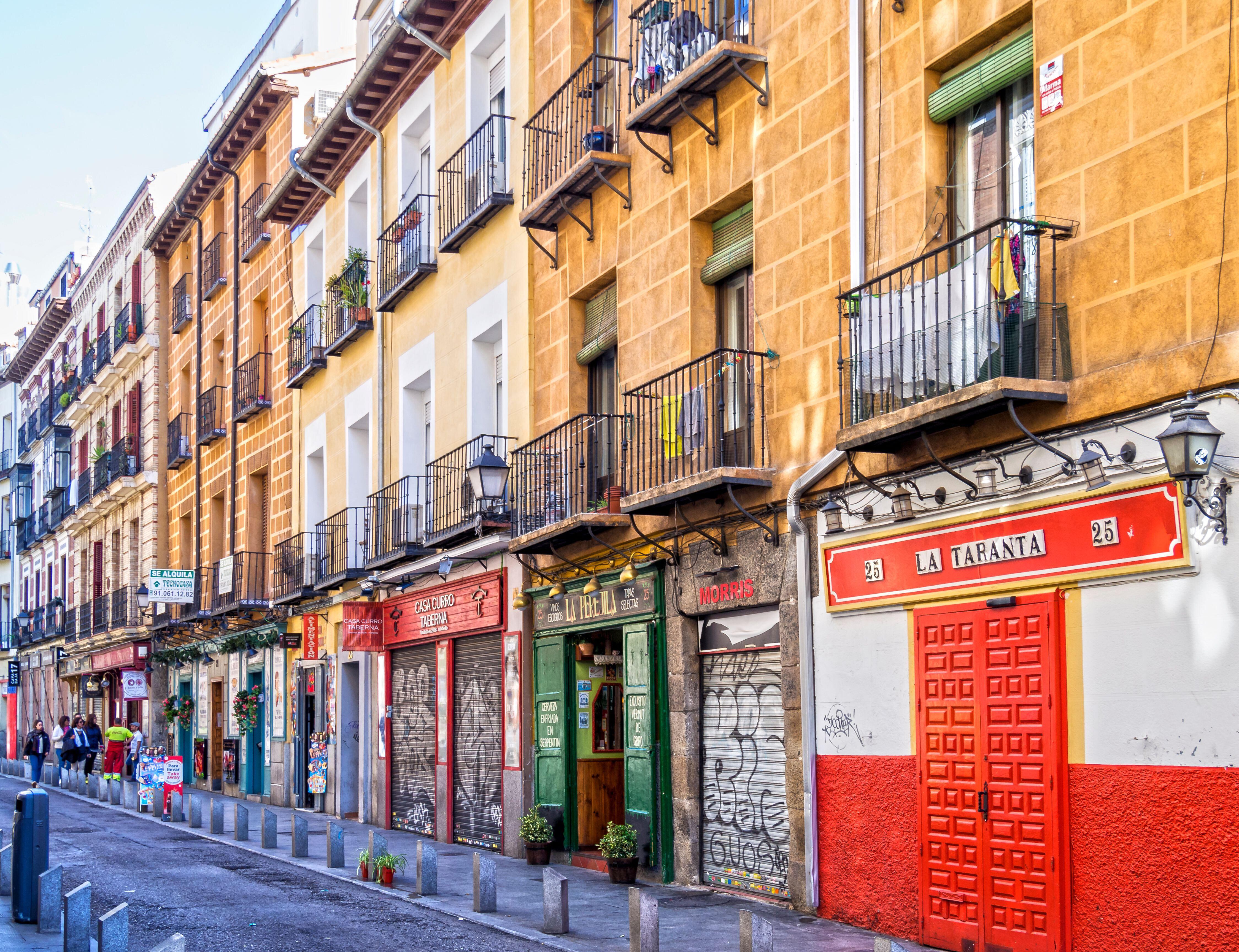 La Cava Baja, en el barrio madrileño de La Latina.