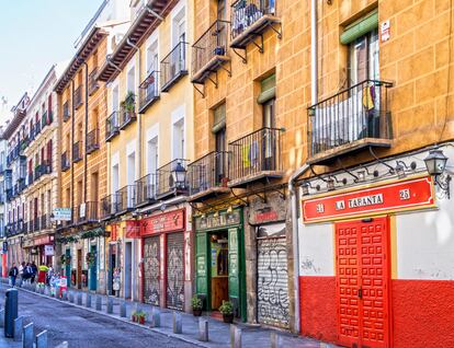 La Cava Baja, en el barrio madrileño de La Latina.