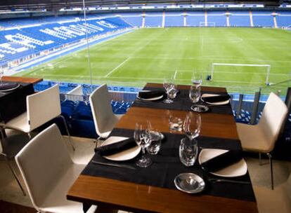 Imagen del restaurante del estadio Santiago Bernabéu