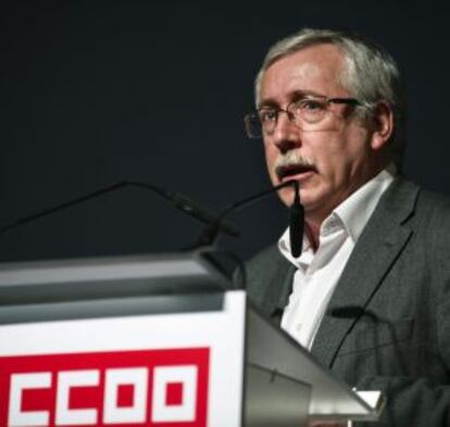 El secretario general de CCOO, Ignacio Fernández Toxo