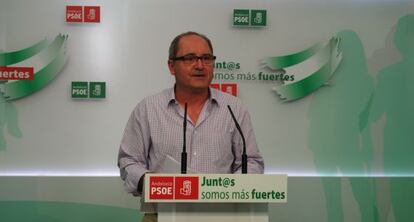 El secretario de Organizaci&oacute;n del PSOE andaluz, Juan Cornejo.