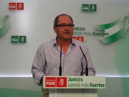 El secretario de Organizaci&oacute;n del PSOE andaluz, Juan Cornejo.