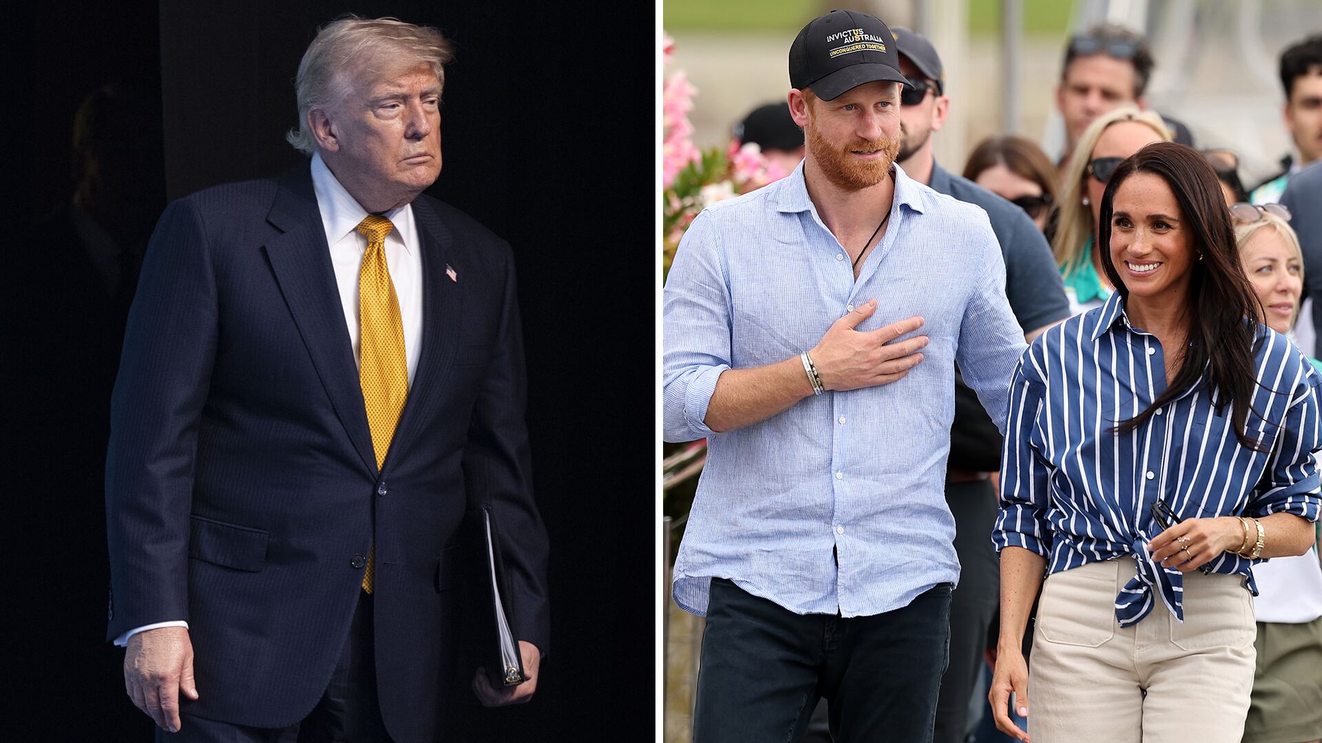 Trump celebra el regreso de Enrique y Meghan al Reino Unido: “Si yo fuera la familia real, no los habría aceptado de vuelta”