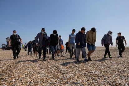 Innmigrantes llegan a Dungeness