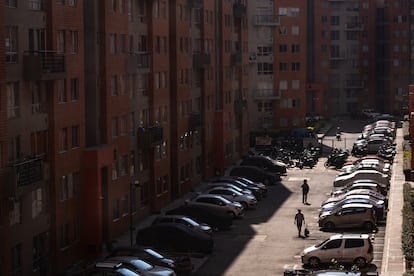 Interior del Conjunto Residencial Parque Central Tintal Etapa I en Bogotá el 23 de febrero de 2023