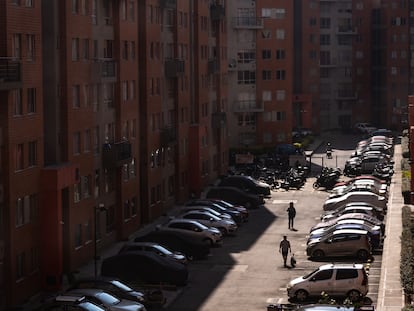 Interior del Conjunto Residencial Parque Central Tintal Etapa I en Bogotá el 23 de febrero de 2023