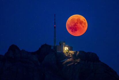 Eclipse en el cantón de Appenzell en Suiza