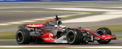 Fernando Alonso en el circuito de Sakhir