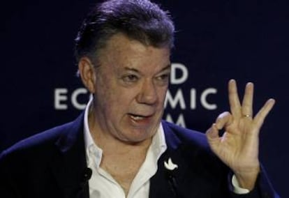 El presidente de Colombia, Juan Manuel Santos.