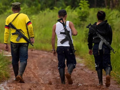 Disidentes de las FARC en Guaviare, Colombia.