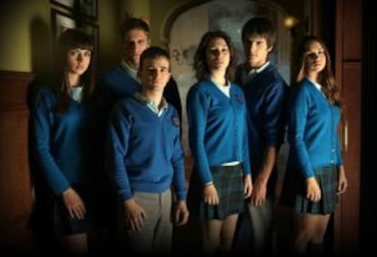 El plantel de actores de la serie &#039;El internado&#039; que ha emitido Antena 3.