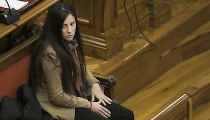La acusada Rosa Peral, durante el juicio en la Audiencia de Barcelona.