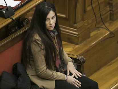 La acusada Rosa Peral, durante el juicio en la Audiencia de Barcelona.